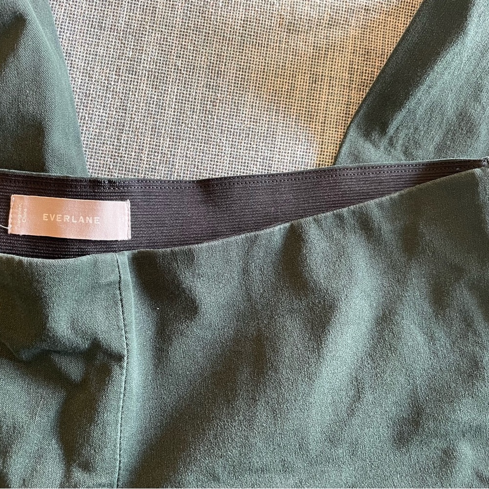Everlane Womens 14 Work Pant Regular Dark Green - Picture 2 of 4